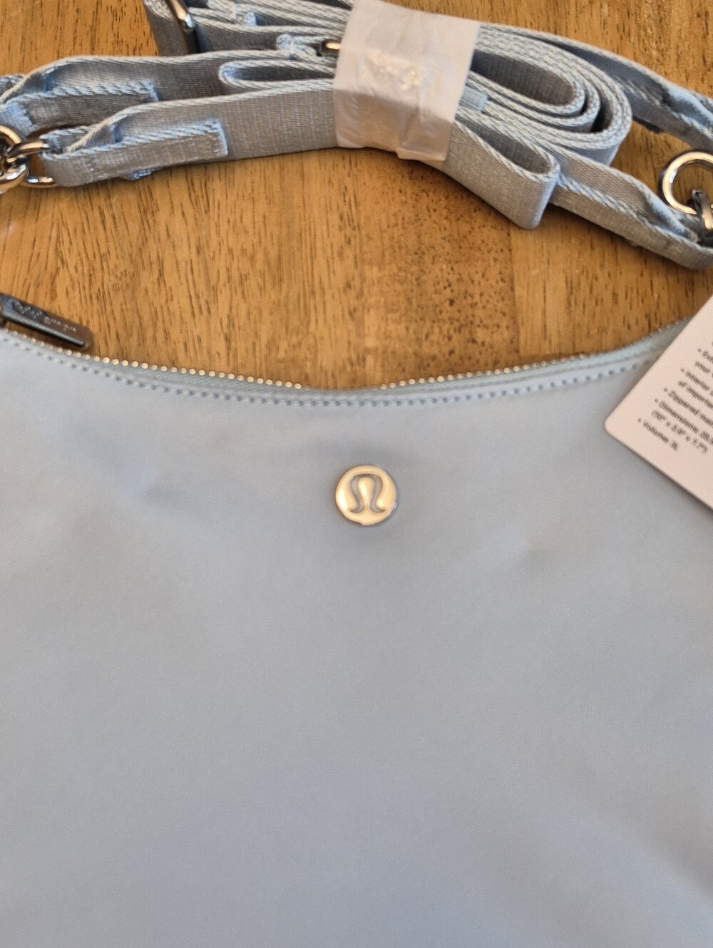 Lululemon SET Foam Cloud Blue Crossbody Bag & Wristlet With Pouch & Wallet - Picture 9 of 12
